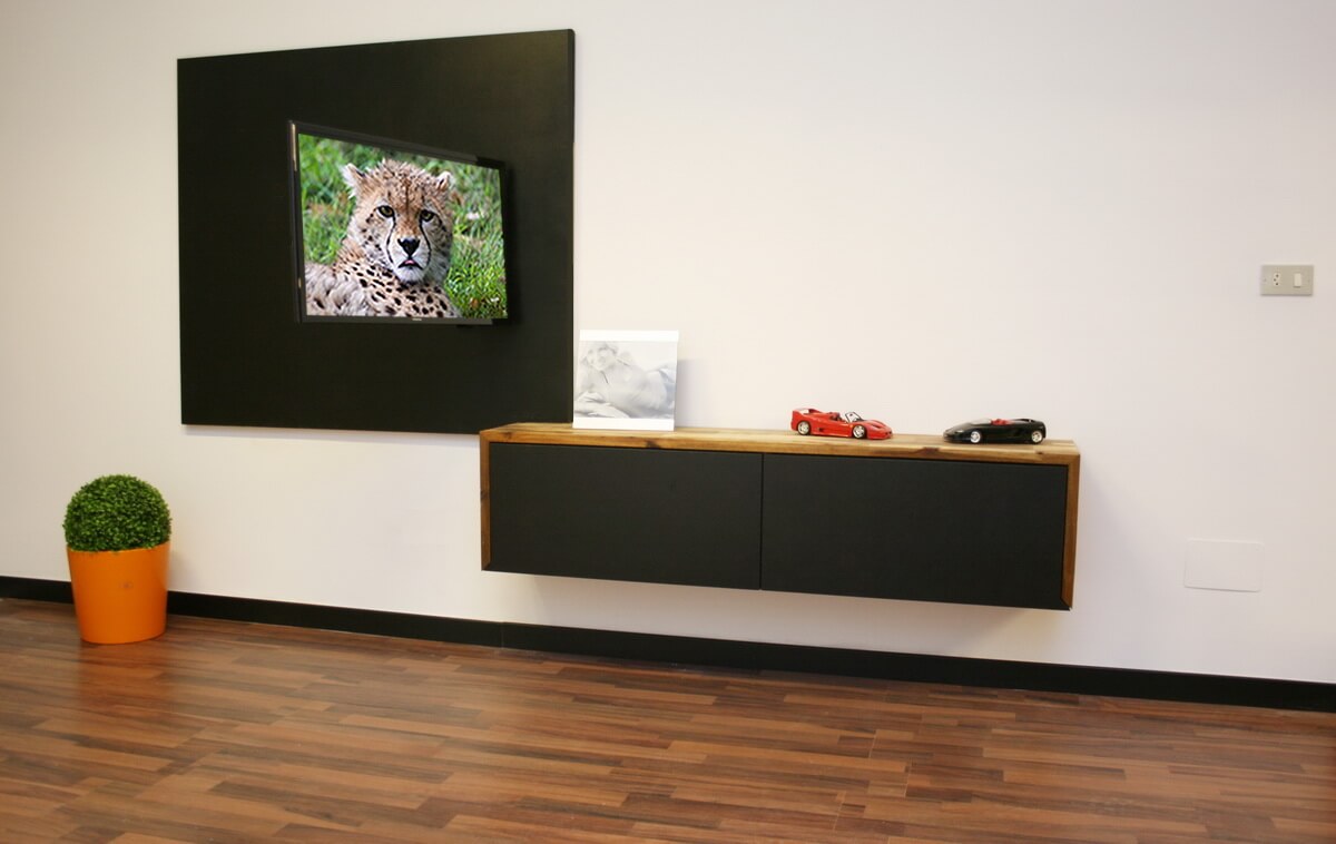 Galería de trabajos en muebles TV, Fotos reales de clientes que ya  disfrutan - MarQuel Design