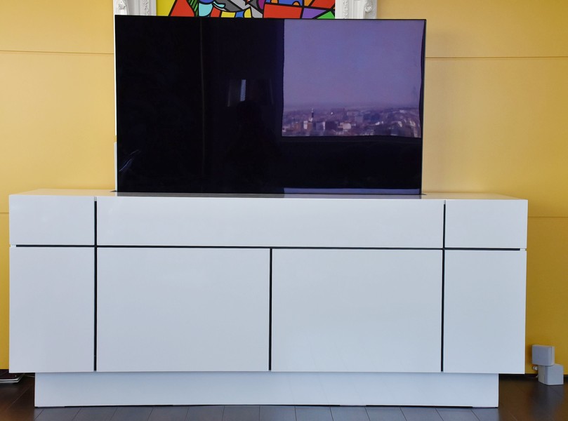 Mueble de TV clásico en Madrid  Muebles Valencia® Acabado Cerezo